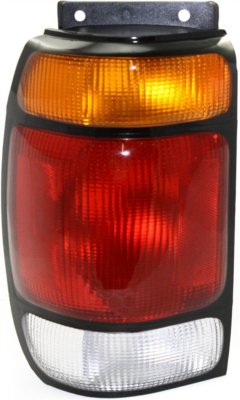 Replacement 11-3054-01  Tail Light - Amber, Clear & Red Lens, DOT, SAE compliant, Direct Fit
