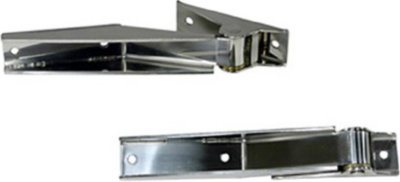 Rugged Ridge 11114.03 Tailgate Hinge - Polished, Stainless Steel, Direct Fit