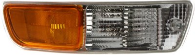 Replacement 12-5057-01 Corner Light - Clear & Amber Lens, Plastic Lens, DOT, SAE compliant, Direct Fit