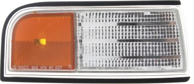 Replacement 18-5023-01 Corner Light - Clear & Amber Lens, Plastic Lens, DOT, SAE compliant, Direct Fit