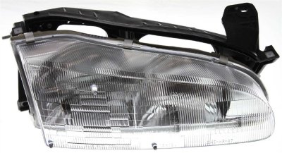 Replacement 20-3002-00  Headlight - Clear Lens, Composite, DOT, SAE compliant, Direct Fit