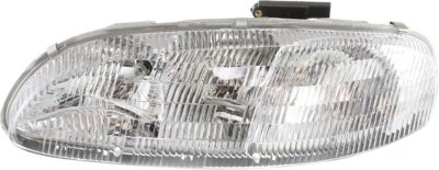 Replacement 20-3388-00  Headlight - Clear Lens, Composite, DOT, SAE compliant, Direct Fit