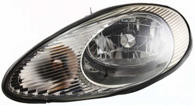 Replacement 20-5060-00  Headlight - Clear Lens, Composite, DOT, SAE compliant, Direct Fit