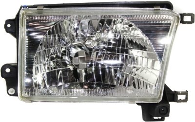 Replacement 3121142RAS  Headlight - Clear Lens, Composite, DOT, SAE compliant, Direct Fit