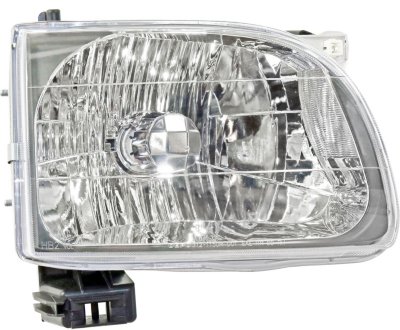 Replacement 3121150RAS  Headlight - Clear Lens, Composite, DOT, SAE compliant, Direct Fit
