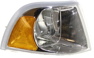 Replacement 3731508RUS Corner Light - Clear & Amber Lens, Plastic Lens, DOT, SAE compliant, Direct Fit