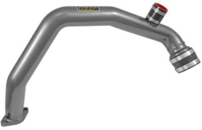 AEM Air A18263000C Intercooler Pipe - 2.25 in. Diameter, Gunmetal Gray, Aluminum, Not Street Legal In Ca Or Any State Adopting Ca Emissions - Intended For Closed Circuit Competition Use Only, Direct Fit