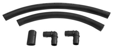 AEM Air A18263000RK Intercooler Pipe - 1 in. Diameter, Black, Rubber, Direct Fit