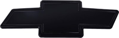 All Sales A6896043K Emblem - Black, Aluminum, Logo, Grille emblem, Direct Fit