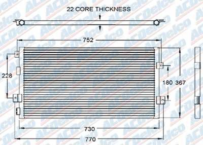AC Delco A/C Condenser