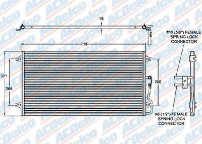 AC Delco A/C Condenser