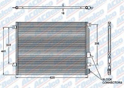 AC Delco A/C Condenser