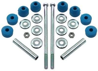 AC Delco AC45G0032 Professional Sway Bar Link - Blue and chrome, Bushing, Non-extended (OE length), Direct Fit