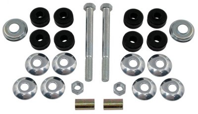 AC Delco AC45G0316 Professional Sway Bar Link - Black and chrome, Bushing, Non-extended (OE length), Direct Fit