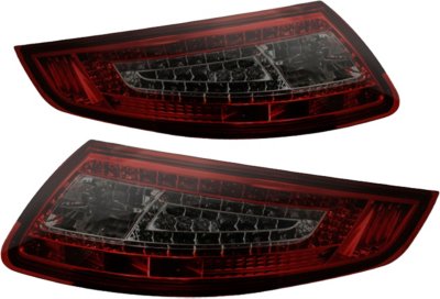Spyder ALT-ON-P99705-LED-RS LED Tail Light - Smoked Lens; Chrome Interior, DOT, SAE compliant, Direct Fit