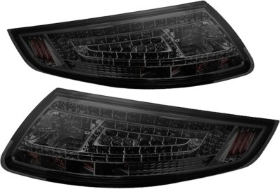 Spyder ALT-ON-P99705-LED-SM LED Tail Light - Smoked Lens; Chrome Interior, DOT, SAE compliant, Direct Fit