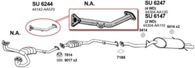 Ansa Exhaust Pipe