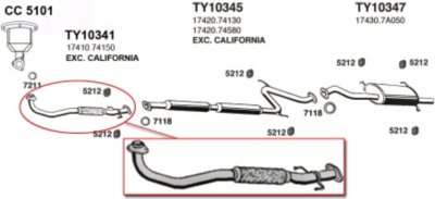 Ansa Exhaust Pipe