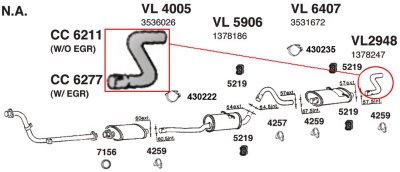 Ansa Tail Pipe