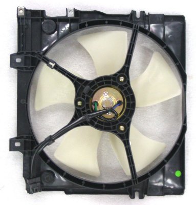 ProRad APDI6033101 Cooling Fan Assembly - Black And White, Single, A, C Condenser Fan, Direct Fit
