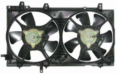ProRad APDI6033109 Cooling Fan Assembly - Black, Dual, Radiator Fan, Direct Fit