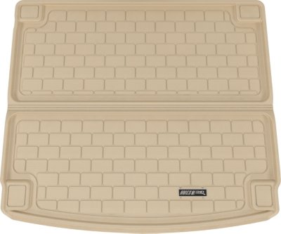 Aries ARSPO0021302 3D Floor Liner Cargo Mat - Tan, Rubberized, Thermoplastic, All-Weather, Molded Cargo Liner, Direct Fit