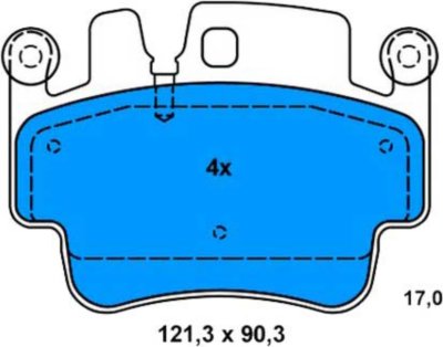 ATE Brake Pad Set