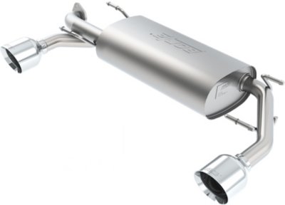 Borla B251014034 Touring Exhaust System - 2.5 in. ,  2 in. Main Piping Diameter, Dual, Split Rear, Natural, Stainless Steel, Not Street Legal In Ca Or Any State Adopting Ca Emissions - Intended For Closed Circuit Competition Use Only, Direct Fit