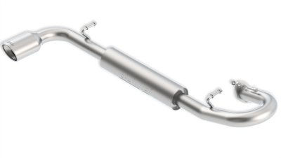 Borla B2511813 Performance Exhaust System - 2.25 in. Main Piping Diameter, Single, Left Rear, Natural, Stainless Steel