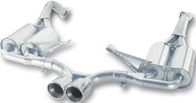 Borla B2512653 Performance Exhaust System - 2.25 in. Main Piping Diameter, Dual, Center Rear, Natural, Stainless Steel, Not Street Legal In Ca Or Any State Adopting Ca Emissions - Intended For Closed Circuit Competition Use Only