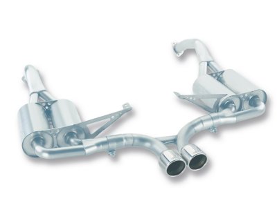 Borla B2512654 Performance Exhaust System - 2.25 in. Main Piping Diameter, Dual, Straight out the back, Natural, Stainless Steel, Not Street Legal In Ca Or Any State Adopting Ca Emissions - Intended For Closed Circuit Competition Use Only