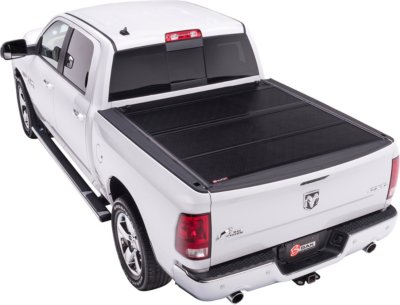 BAK Industries B6572203RB Bakflip F1 Tonneau Cover - Powdercoated Black, Folding, Hard Cover