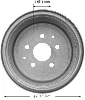 Bendix Brake Drum