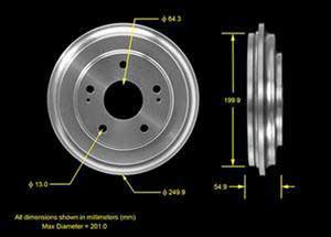 Bendix Brake Drum
