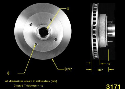 Bendix Brake Disc