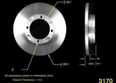 Bendix Brake Disc