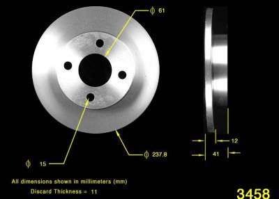 Bendix Brake Disc