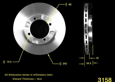 Bendix Brake Disc