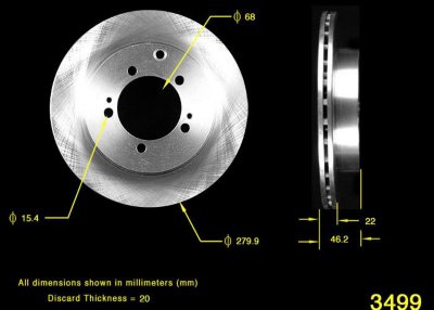 Bendix Brake Disc