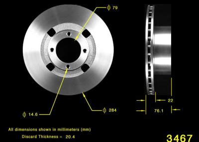 Bendix Brake Disc
