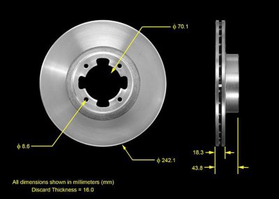 Bendix Brake Disc