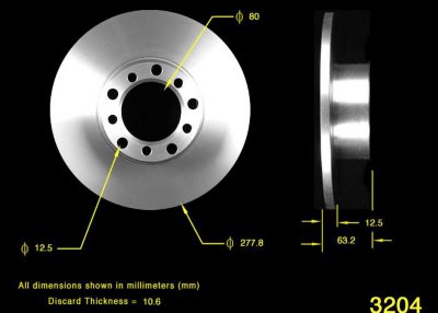 Bendix Brake Disc
