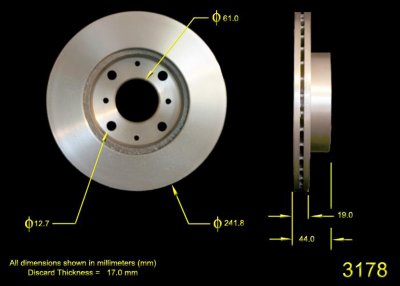 Bendix Brake Disc