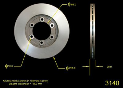 Bendix Brake Disc