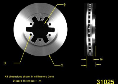 Bendix Brake Disc