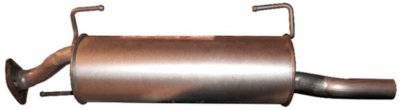 Bosal BO145205 Muffler - Single, Offset, Factory Finish, Aluminized Steel, Direct Fit