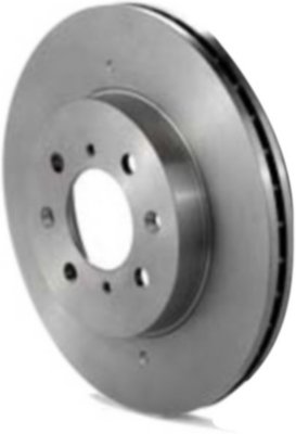 Brembo BR25124 OE Replacement Brake Disc - 258 mm Diameter, Plain Surface, Direct Fit