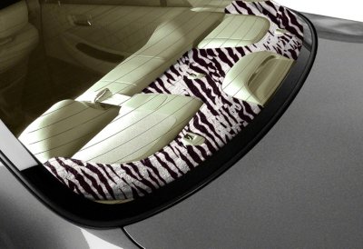 Coverking C37CRDA13SR711B Custom Deck Cover - Zebra, Velour, Direct Fit