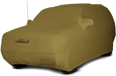 Coverking C37CVC2SS88PN7371 Satin Stretch Car Cover - Gold, Satin with lycra yarns, Indoor, Direct Fit