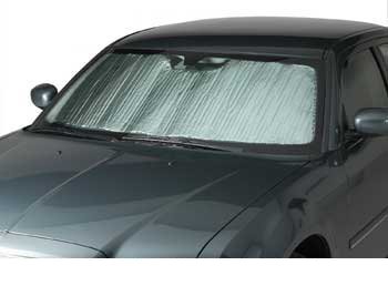 Covercraft C59UR10328 Flex-Shade Sun Shade - Reflective Silver, Metalized Polyester Laminate, Roll-up, Direct Fit